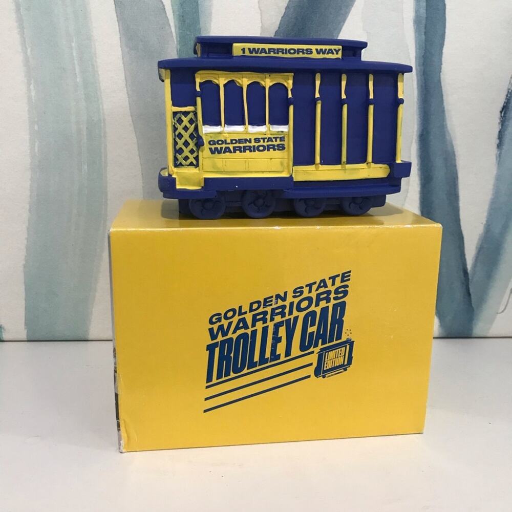 Golden State Warriors Cable Car Trolley Limited Edition Chase Center Collectible - Picture 7 of 8